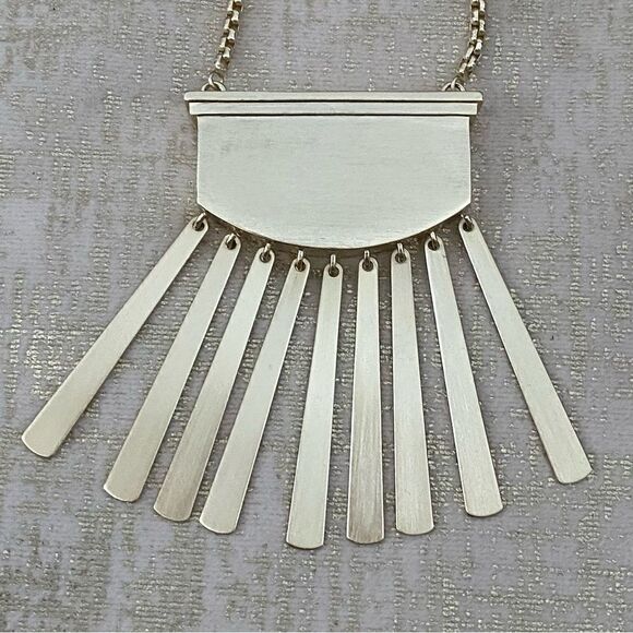 Kendra Scott Gold Ellen Abalone Shell Long Necklace. Box and Dust Bag. NWT - Picture 6 of 9